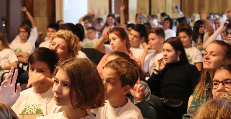 Kinder bei einem Workshop der Plant-for-the-Planet Akademie | © Plant-for-the-Planet Kinder bei einem Workshop der Plant-for-the-Planet Akademie